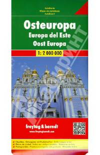 Europe East. Европа Восточная. Карта 1:2 000 000