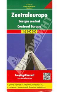 Zentraleuropa. Европа центральная. Карта 1:2 000 000