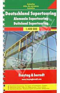 Deutschland Supertouring Autoatlas. Германия. Атлас автодорог 1:400 000