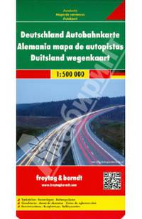 Германия. Карта автомагистралей