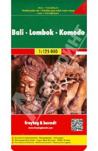 Бали - Ломбок - Комодо. Карта 1:125 000