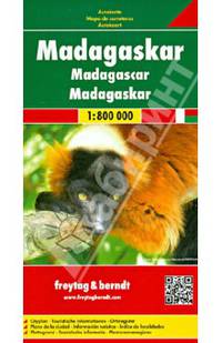 Madagaskar. Мадагаскар. Карта 1:800 000