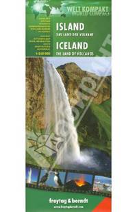 Island. Iceland. Исландия, Карта 1:550000