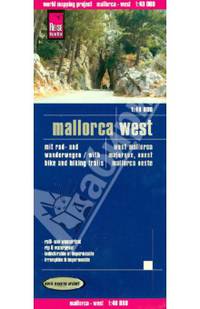 Майорка, запад. Карта. Mallorca west 1:40000