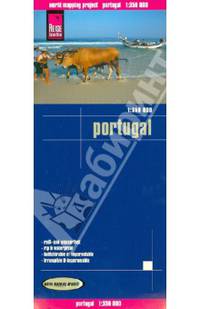 Португалия. Карта. Portugal 1:350000