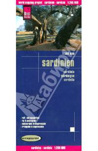 Сардиния. Карта. Sardinien 1:200000