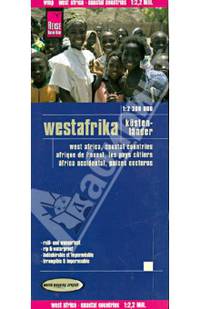 West Africa. Coastal Countrie. Карта