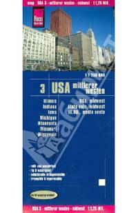 США. Средний запад. Карта 1:1250000