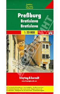 Bratislava. Братислава. Карта 1:20 000