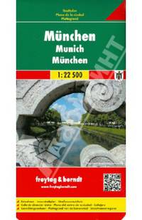 Munchen. Munich. Gesamtplan. Мюнхен. Карта 1:22 500