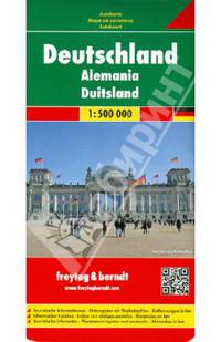 Germany. Deutschland. Германия. Карта 1:500 000