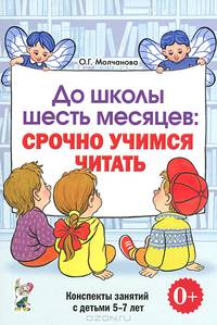 До школы шесть месяцев. Срочно учимся читать. Планирование работы и конспекты занятий с детьми 5-7 лет