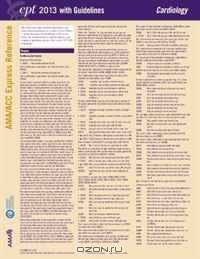 CPT 2013 Express Reference Coding Card Cardiology