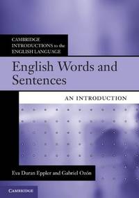 English Words and Sentences: An Introduction