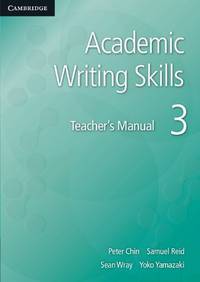 Academic Writing Skills 3. Teacher's Manual