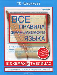 Все правила французского языка в схемах и таблицах. справочник по грамматике