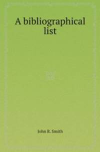A bibliographical list