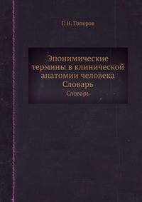 Эпонимические термины в клинической анатомии человека. Словарь