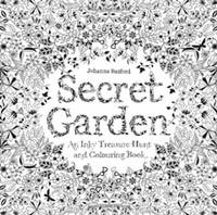 Secret Garden. An Inky Treasure Hunt and Colouring Book