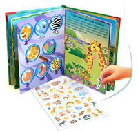 Книга с магнитами. Веселое сафари (более 40 магнитов)
