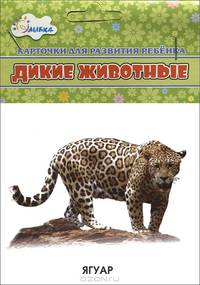 Карточки для развития ребенка.Дикие животные