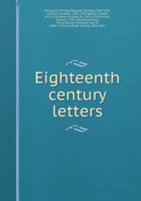 Eighteenth century letters