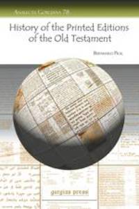 History of the Printed Editions of the Old Testament