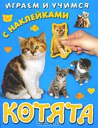 Играем и учимся. Котята. Книжка с наклейками