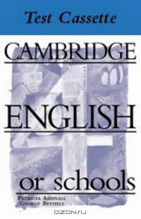 Cambridge English for Schools Tests 4 Audio Cassette (Cambridge English for Schools) [CASSETTE]