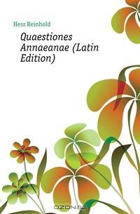 Quaestiones Annaeanae (Latin Edition)