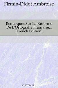 Remarques Sur La Reforme De L