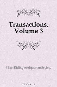 Transactions, Volume 3