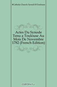 Actes Du Synode Tenu a Toulouse Au Mois De Novembre 1782 (French Edition)