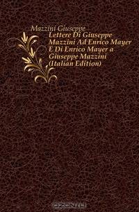 Lettere Di Giuseppe Mazzini Ad Enrico Mayer E Di Enrico Mayer a Giuseppe Mazzini (Italian Edition)