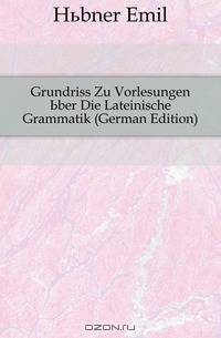 Grundriss Zu Vorlesungen Uber Die Lateinische Grammatik (German Edition)