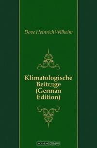 Klimatologische Beitrage (German Edition)