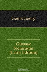 Glossae Nominum (Latin Edition)