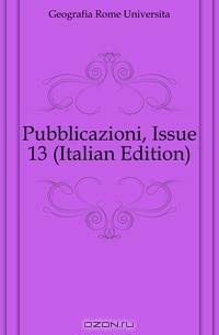 Pubblicazioni, Issue 13 (Italian Edition)
