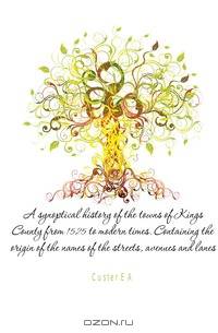 A synoptical history of the towns of Kings County from 1525 to modern times. Containing the origin of the names of the streets, avenues and lanes