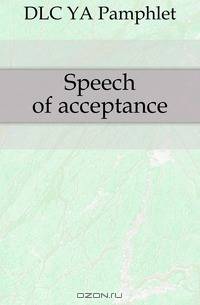 Speech of acceptance
