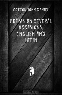 Poems on several occasions, English and Latin