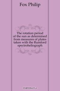 The rotation period of the sun as determined from measures of plates taken with the Rumford spectroheliograph