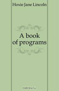 A book of programs