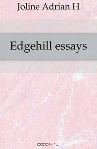 Edgehill essays