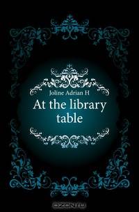 At the library table