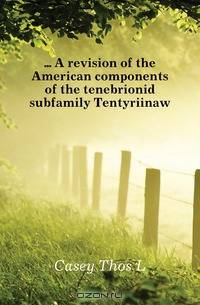 A revision of the American components of the tenebrionid subfamily Tentyriinaw