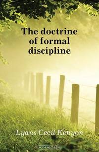 The doctrine of formal discipline