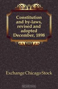 Constitution and by-laws, revised and adopted December, 1898