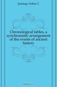 Chronological tables, a synchronistic arrangement of the events of ancient history