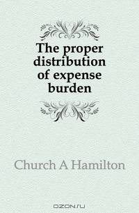 The proper distribution of expense burden